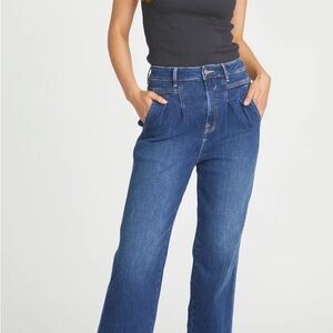 VIGOSS PLEATED TROUSER STRAIGHT - DARK